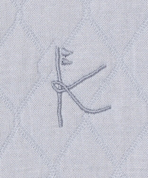 組曲 KIDS 【110-140㎝】ハートキルトジャガード アウター サックスブルー系