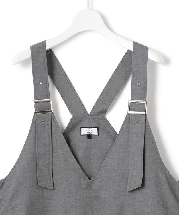 J.PRESS YORK STREET 【WOMEN】ジャンバースカート ライトグレー系