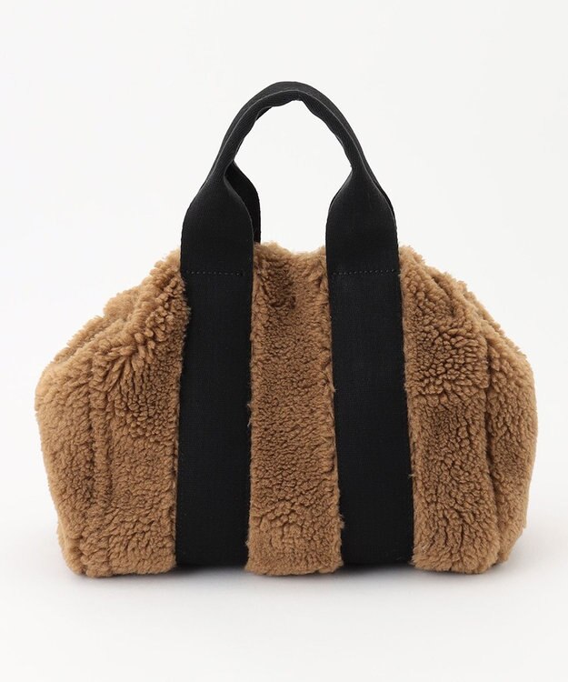 23区 VIOLAd'ORO ELMO エコムートン トートバッグ ダークブラウン系