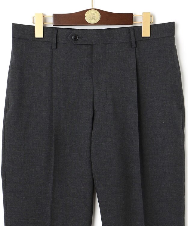 J.PRESS MEN 【J.PRESS BASIC】ペピンメリノコンフォート プレインストレッチ スラックス グレー系