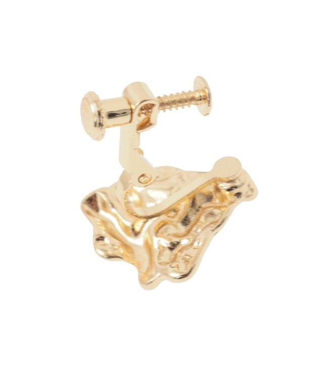 AMERICAN HOLIC バンピーメタルイヤリング Gold