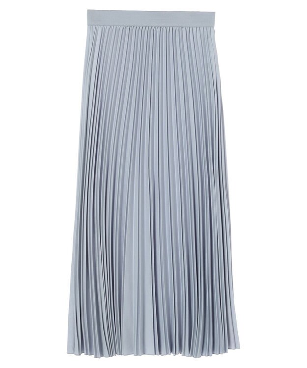 Green Parks プリーツスカート Blue Gray