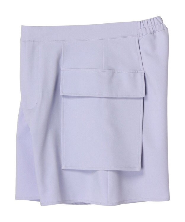 earth music&ecology デザインポケットショートパンツ Purple