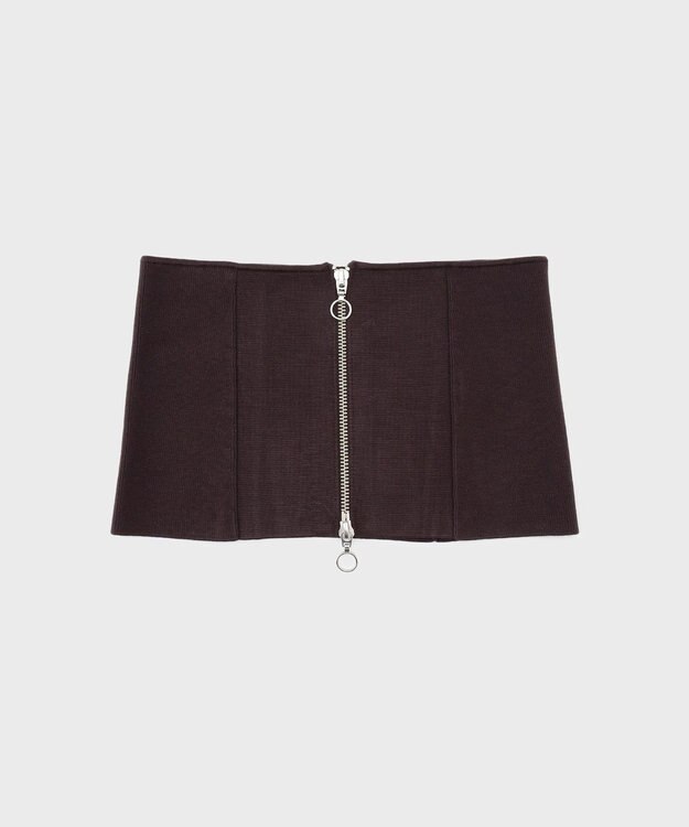 GRACE CONTINENTAL ニットベルト ブラウン