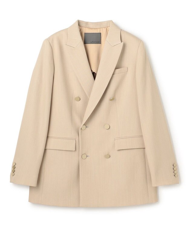 uncrave TWドビードスキン ブレザー ベージュ