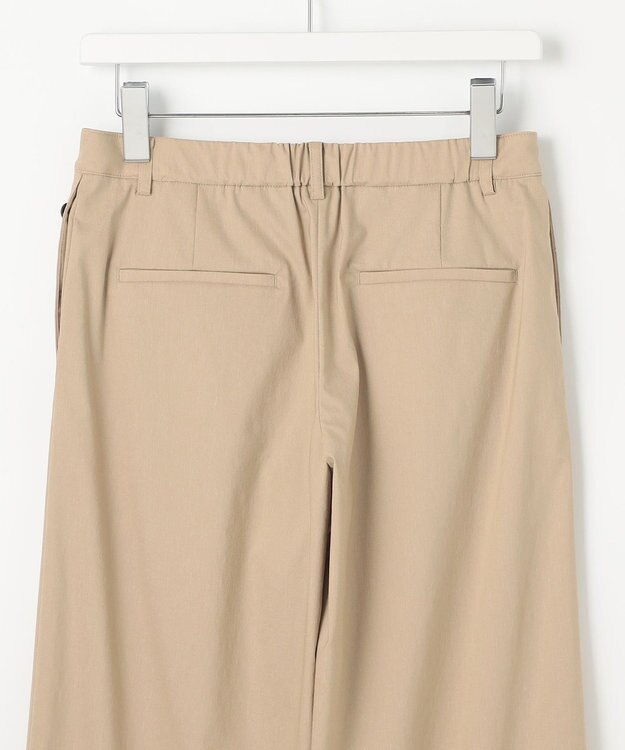 J.PRESS LADIES 【セットアップ対応・洗える】セルロースリネンストレッチ ワイド パンツ ベージュ系