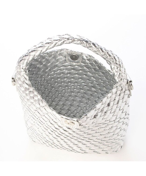 UNBILLION カシュカシュ cachecache / 2wayメッシュミニショルダー シルバー