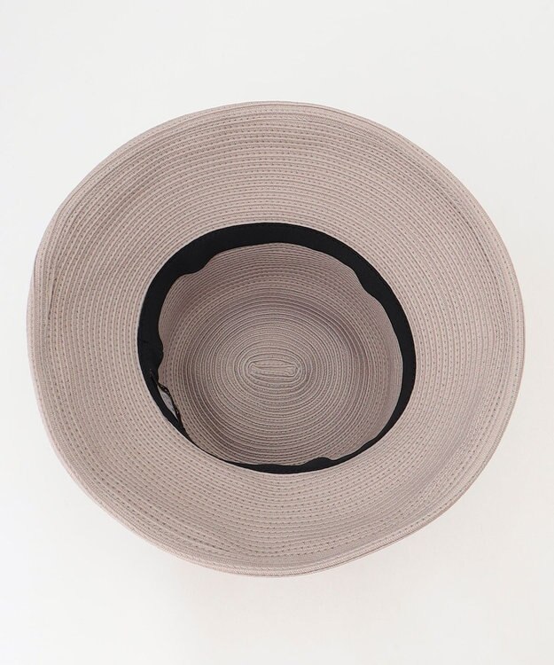 TOCCA 【UV90%以上カット・吸水速乾・抗菌防臭・洗える・サイズ調整可】POINT OF RIBBON BRAIDHAT 帽子 ライトグレー系