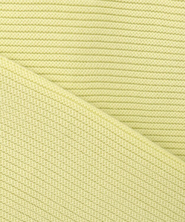 J.PRESS LADIES 【洗える】 ハウストンオーガニック ニット 黄緑系