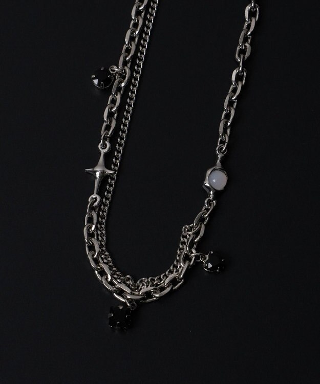 WEGO MモチーフMIXチェーンネックレス 柄2