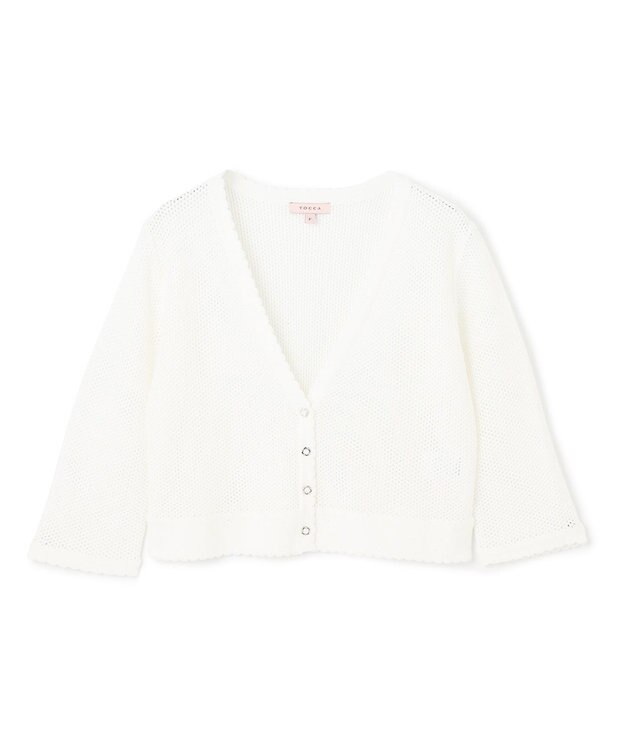 TOCCA SUMMER STARS CARDIGAN カーディガン アイボリー系