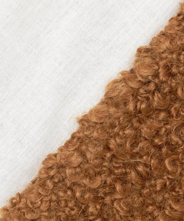 23区 L 【GOLD LABEL】COLOMBOモヘヤループ ジャケット キャメル系