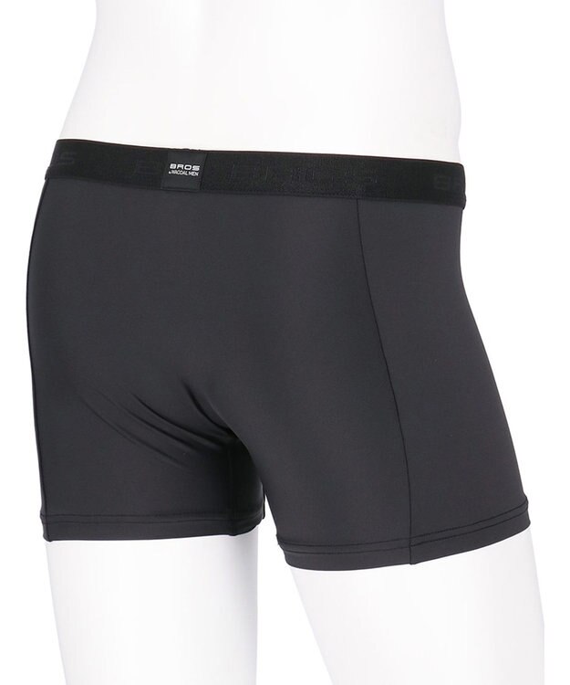 WACOAL MEN ボクサーパンツ 抗菌防臭(本体) 吸水速乾性(フロント肌側) 前閉じ 下着 メンズ GT3310 /ブロス バイ ワコールメン ブラック