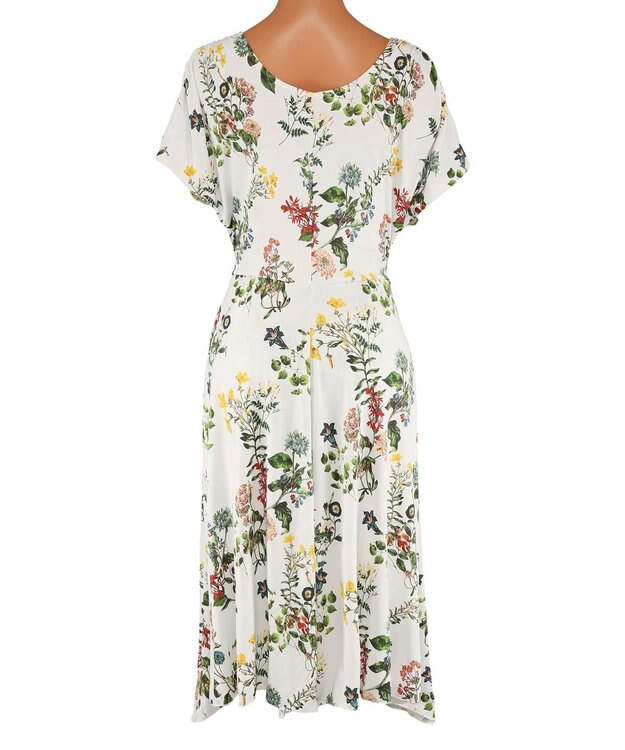 San-ai Resort（三愛水着楽園） ショルダードレス３点セット　13L・15L　【Coral veil（コーラルヴェール）】 ホワイト