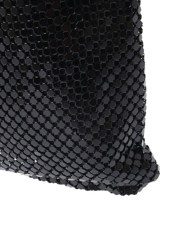 Green Parks ・ＱＵＯＮ　メタルメッシュチェーンショルダー Black