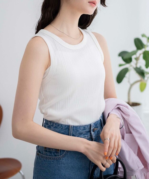 WEGO シンプルタンク ホワイト