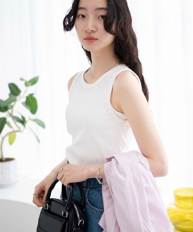 WEGO シンプルタンク ホワイト