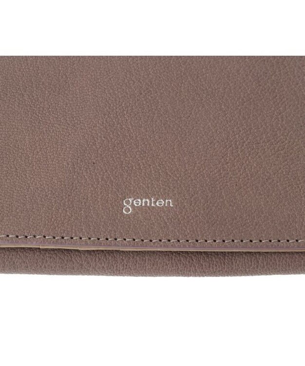 genten 【新型】フレスコ 長財布 グレー
