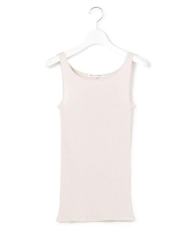 23区 オーガニック リブ タンクトップ グレージュ系