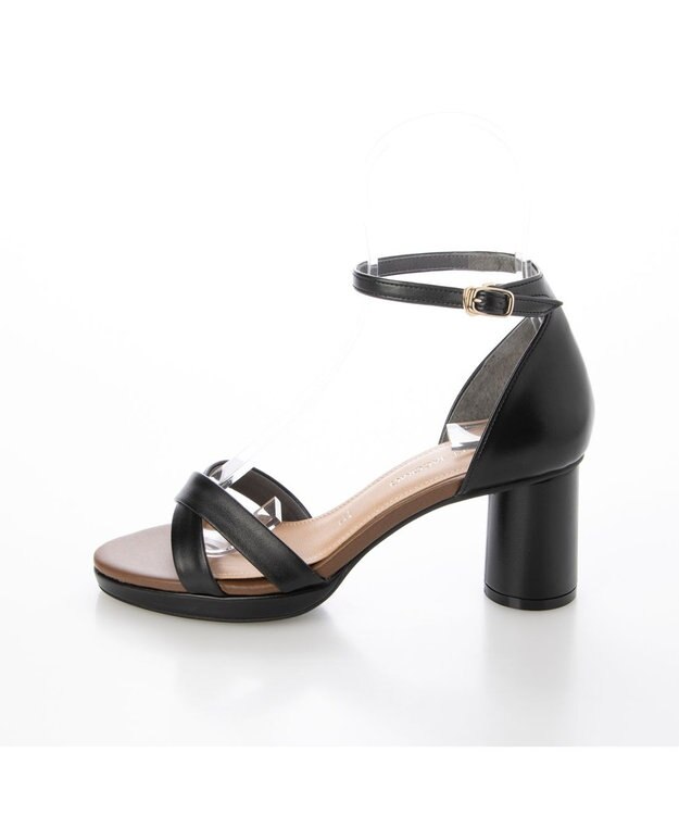 MODE ET JACOMO <MODE ET JACOMO>アンクルストラップサンダル ブラック