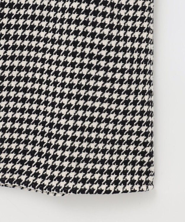 Feroux 【洗える】キーネックミディ ジャンスカ ホワイト系2