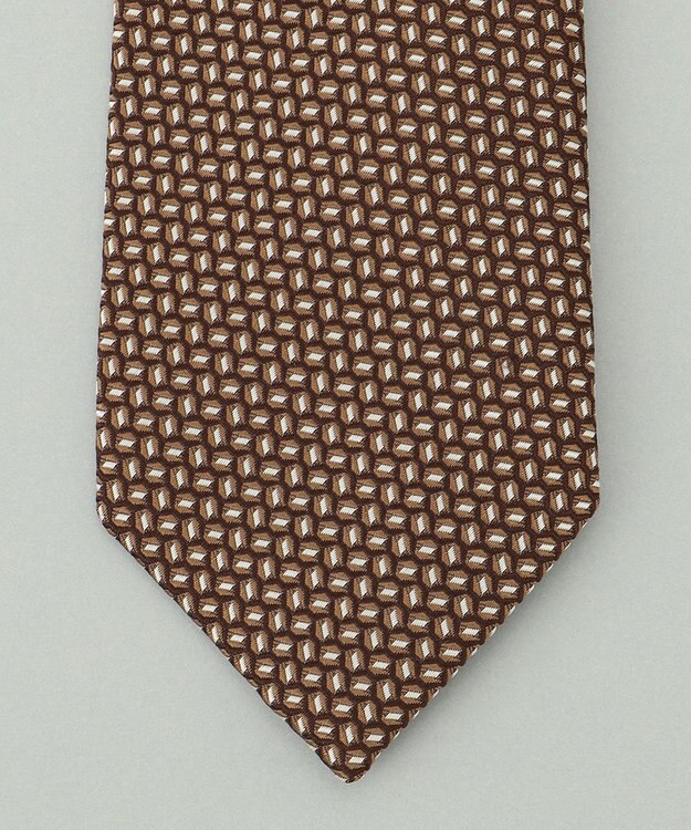 GOTAIRIKU 【日本製】西陣ネクタイ_ベージュ・ブラウン系 ダークブラウン系8