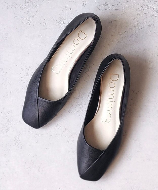 Dominic3 アシメカット パンプス ブラック