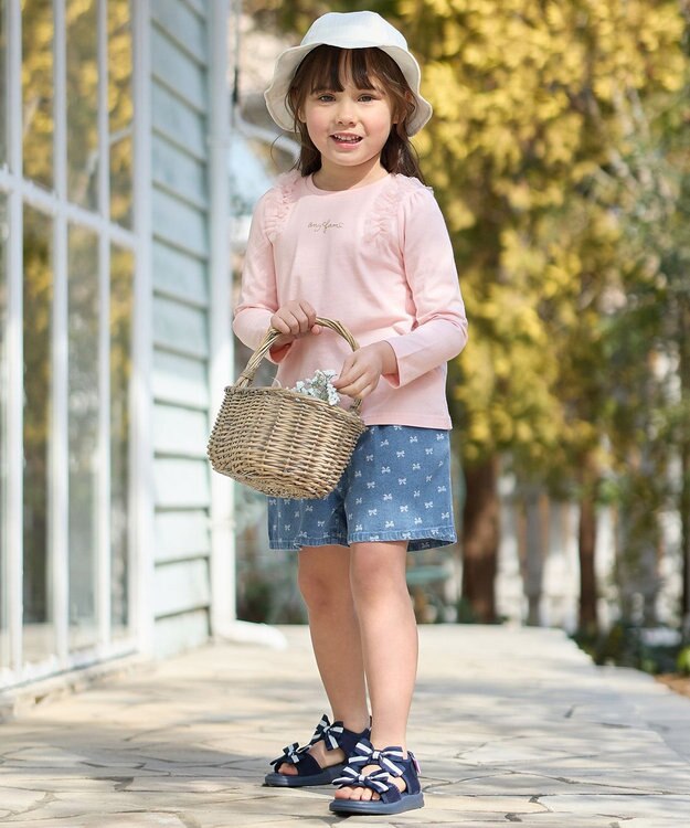 ANY KIDS デニムショートパンツ ブルー