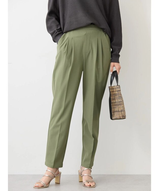 AMERICAN HOLIC 美・美・美接触冷感テーパードパンツ Khaki