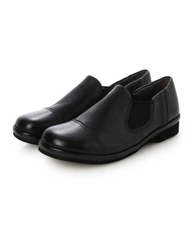 ing <ing>【WEB限定】【サスティナブル】スリッポンシューズ ブラック