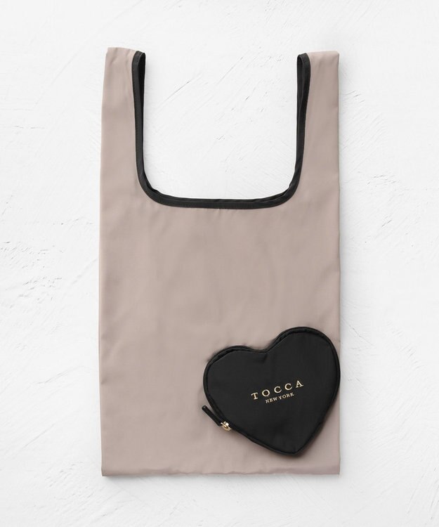TOCCA 【八木アリサさん着用】【WEB＆一部店舗限定・A4サイズ対応】AVEC CUORE ECOBAG エコバッグ ブラウン系