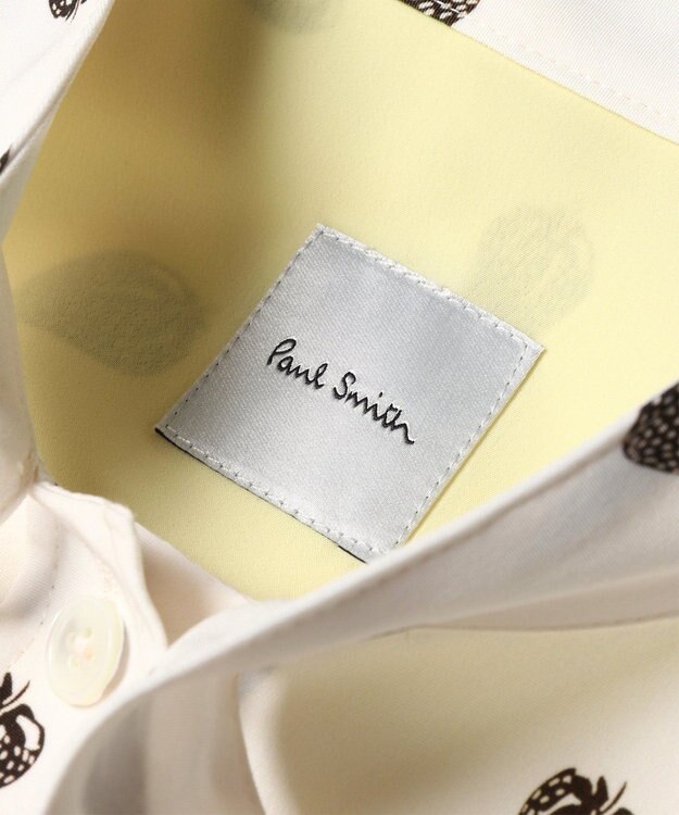 Paul Smith Graphic Strawberry ボウタイ ブラウス エクリュ