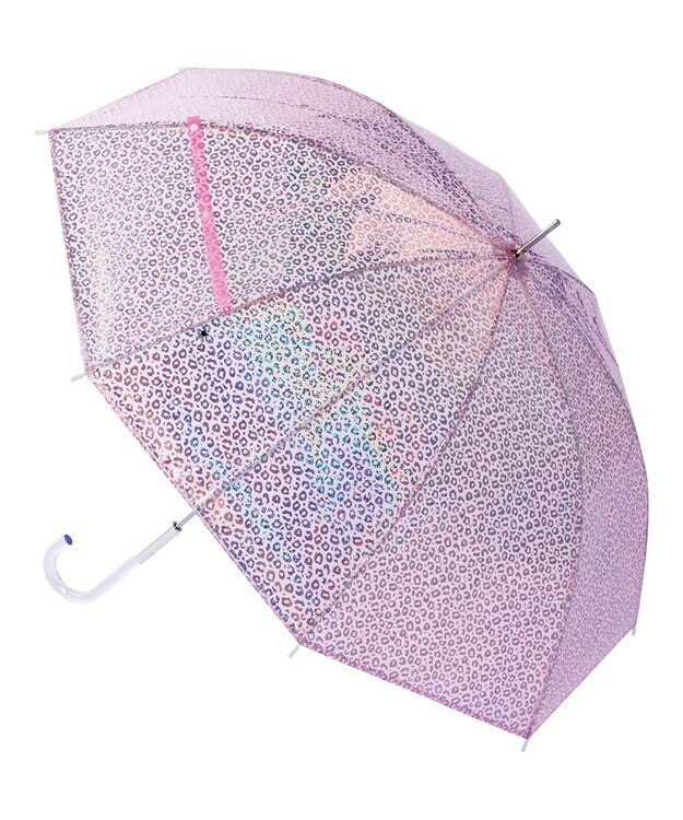 MOONBAT estaa 長傘 ビニール アニマルシャイニー ペールピンク