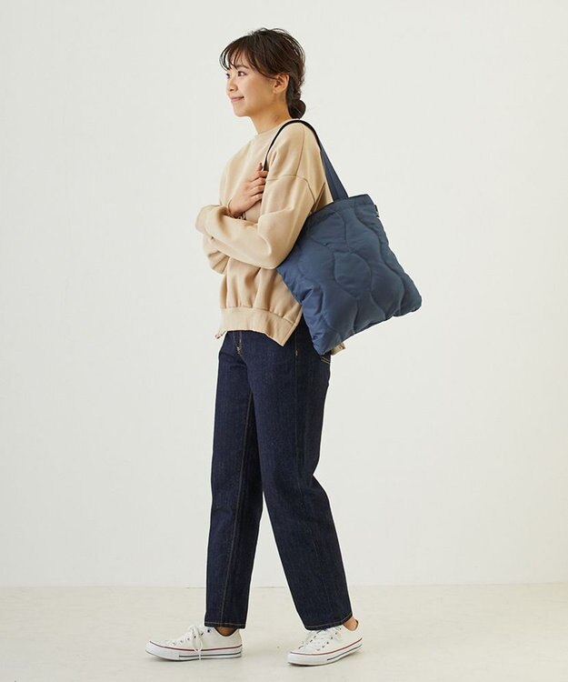 ROOTOTE 6882【ROOTOTE x NISHIKAWA】/ FE.アーキャトル.キルト-A 04：ネイビー