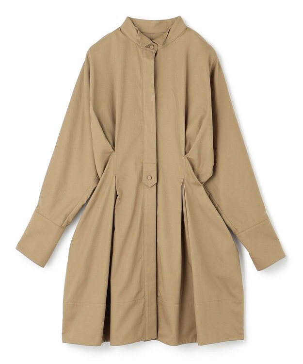 uncrave コットンツイル シャツワンピース（uncrave WHITE） カーキベージュ