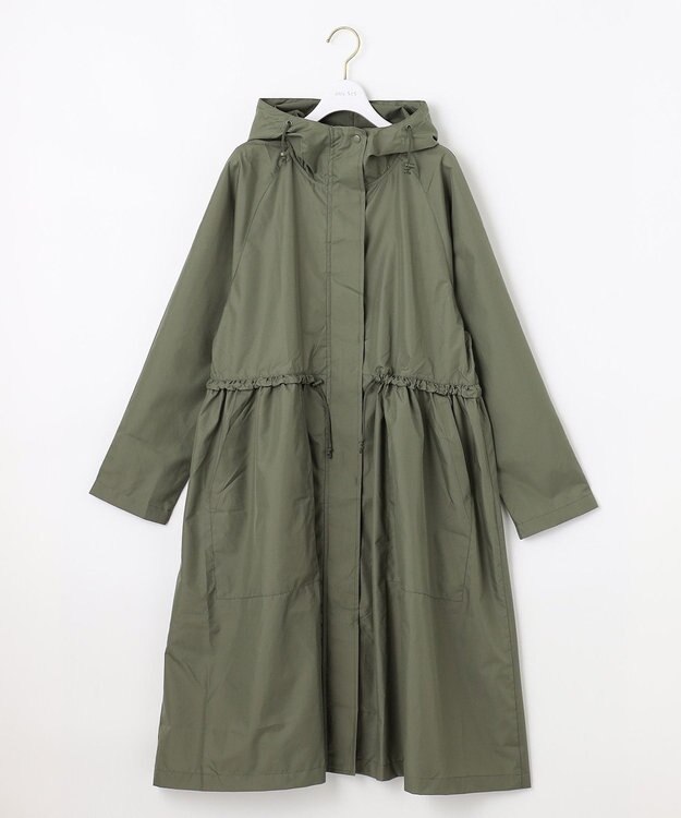 ANY SIS 【WEB限定】モッズギャザー レインコート カーキ