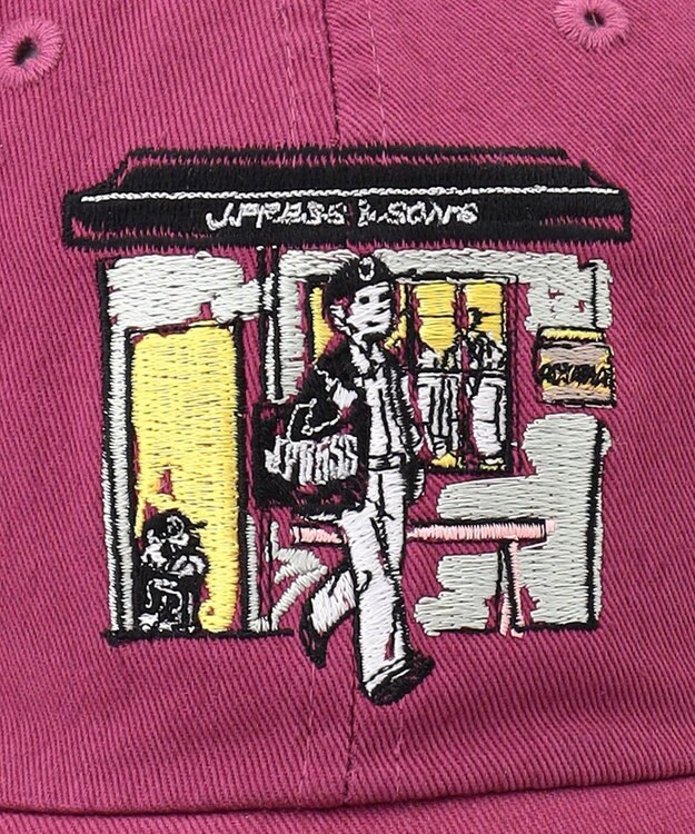 J.PRESS MEN 【AaronChang】【UNISEX】コットンツイル ベースボールキャップ パープル系