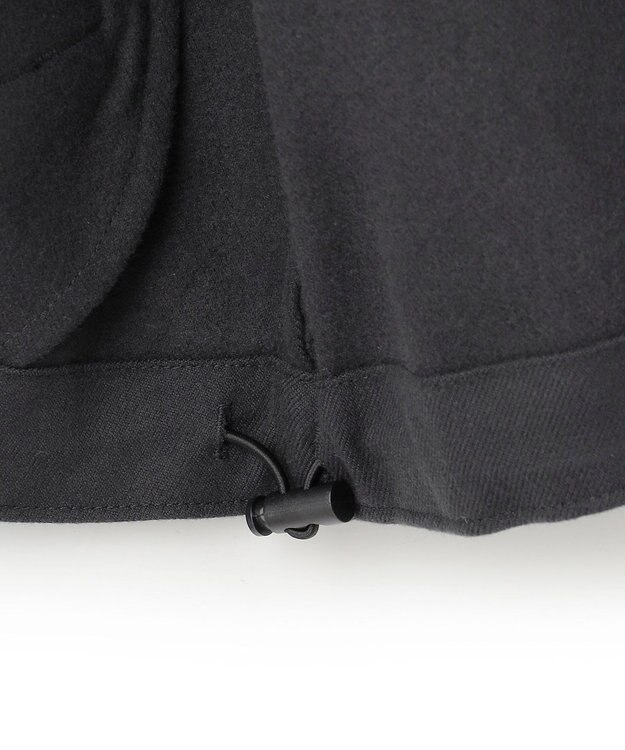 UNFILO MENS 【男女兼用】フラノライク ショートブルゾン [24年秋冬商品] チャコール グレー