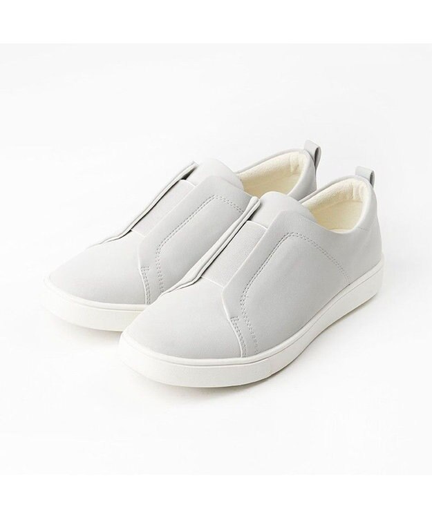 AcureZ フィット感◎ ゴアスリッポン「母趾にやさしいスニーカー」 ブルーグレー