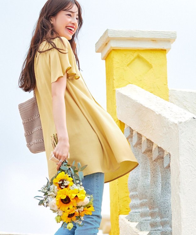 Tiaclasse クロシェ編みトートバッグ アイボリー