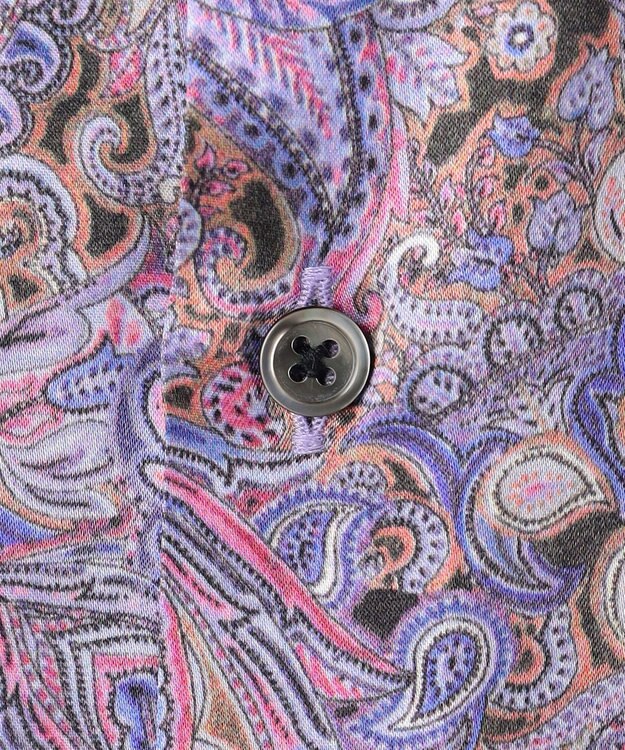 JOSEPH HOMME 【HIGH GRADE LINE】コールドレーヨンプリント　レギュラーカラーシャツ ライラック系5