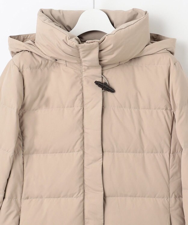 J.PRESS LADIES S ブラッシュドマルチポリ ロング ダウン コート ベージュ系