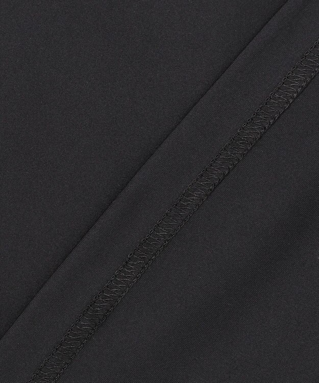 PW CIRCULUS 【WOMEN】メッシュコンビ モックネック  ゴルフウェア レディース ブラック系