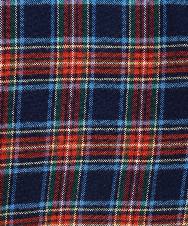 J.PRESS MEN テンセルミックスコットンネルシャツ / B.D. ネイビー系3