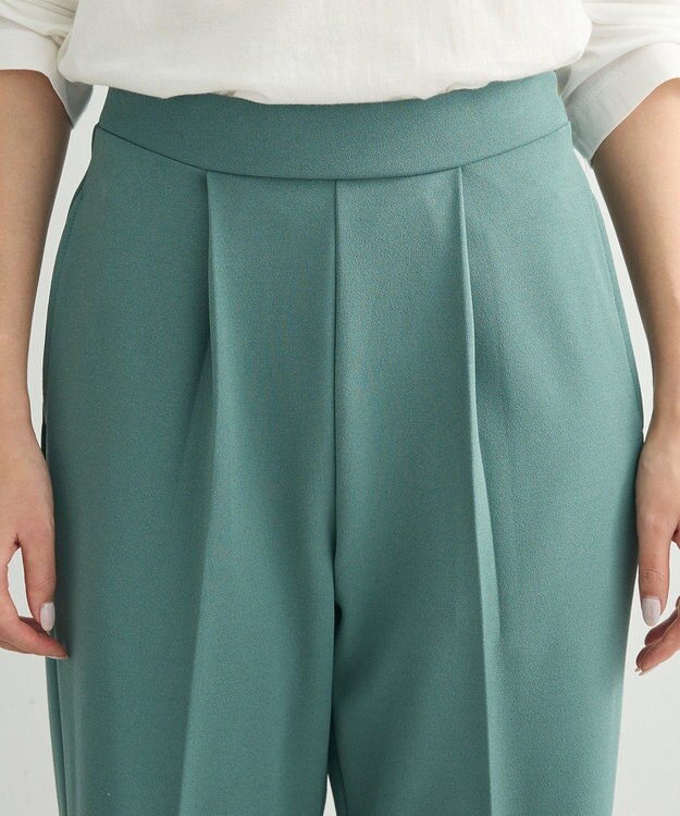 Green Parks ・Ｐｅｔｉｔ　Ｆｌｅｕｒ　タックテーパードパンツ Green