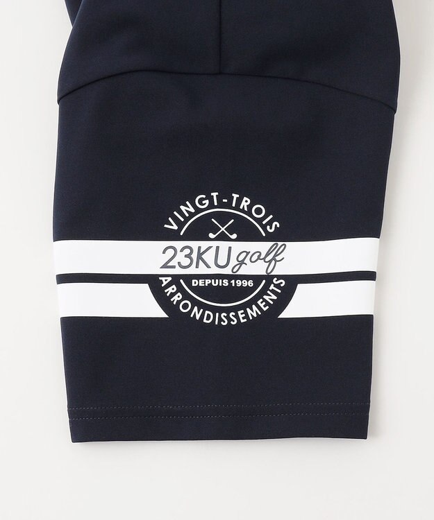 23区GOLF 【MEN】ライトニット モックネック ネイビー系