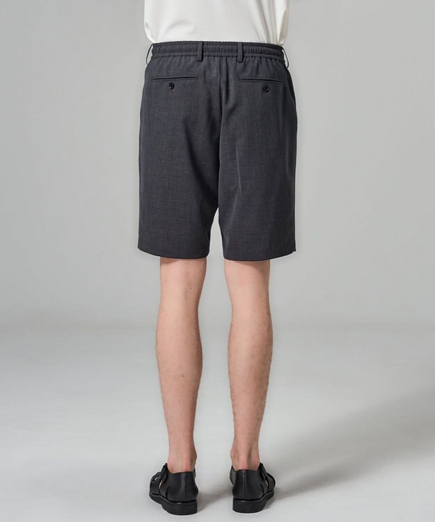 JOSEPH HOMME 【新柄】【機能素材】テクノボイルストレッチ　ドロスト付ショートパンツ / BERMUDA グレー系