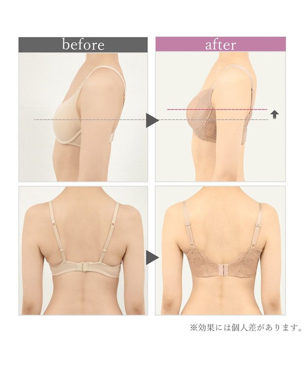 BRADELIS New York 【BRADELIS New York】ヌーディモールドカップブラ24S1 ブラデリス 補正ブラ 食い込みにくい快適なワイヤーブラ ヌードベージュ