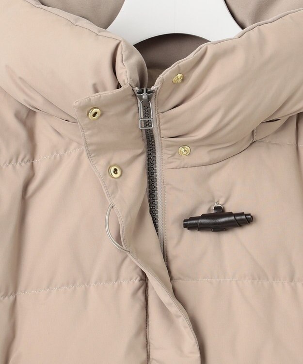 J.PRESS LADIES L ブラッシュドマルチポリ ロング ダウン コート ベージュ系