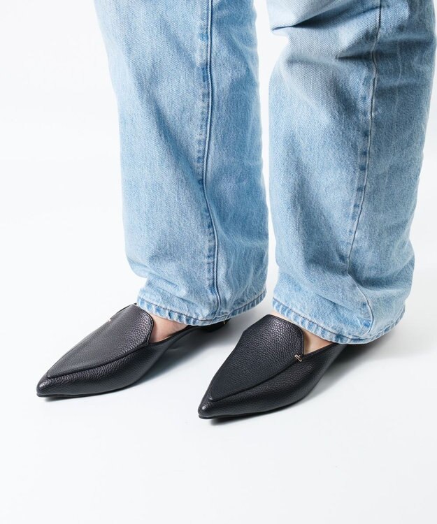 BONTRE 【MIONOTIS/ミオノティス】ポインテッドトゥミュール/102PJ ブラック